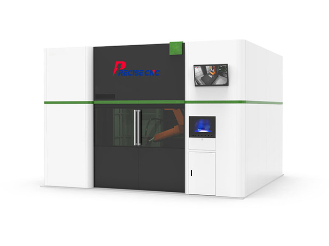 3D Robot Fiber Lazer Kesme Makinesi