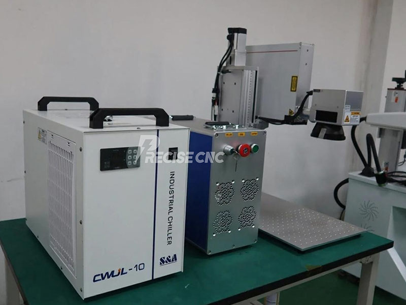 120W Fiber Lazer Cam Sondaj Kesme Makinesi