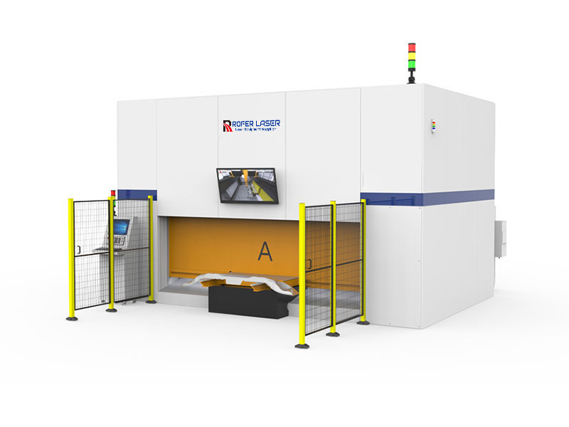 3D beş eksenli lazer kesme makinesi