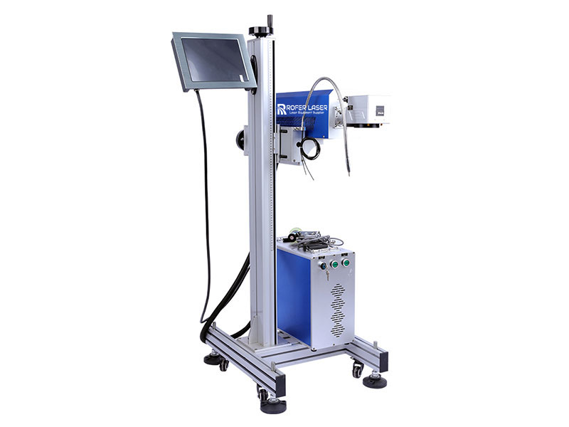 Uçan çevrimiçi lazer işaretleme makinesi