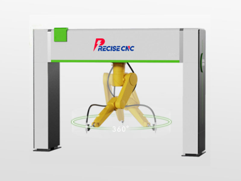 3D Robot Fiber Lazer Kesme Makinesi