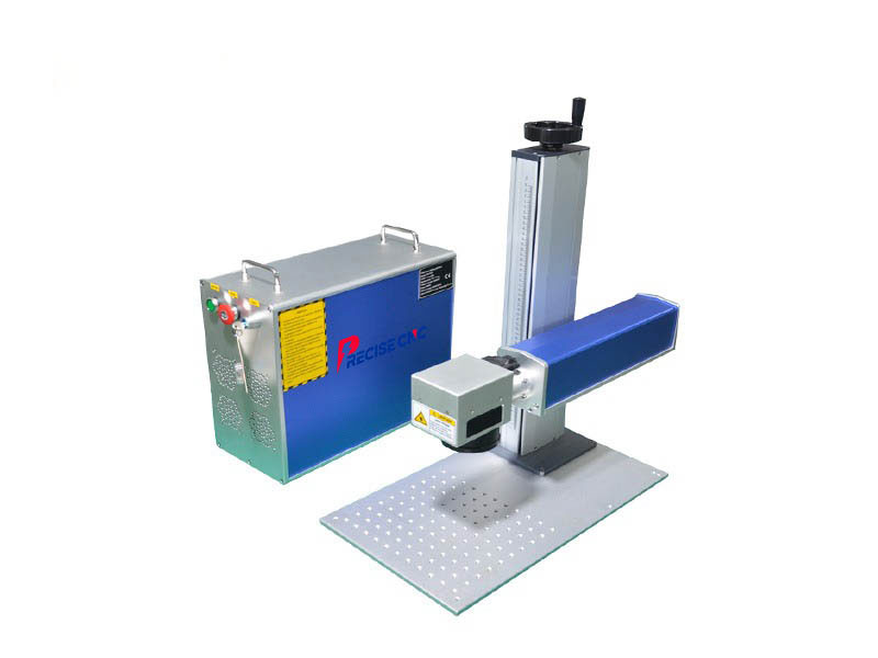 20W 30W 50W 100W 200W 300W Mini Bölünmüş Tip Fiber Lazer İşaret Makinesi Metal İşaretleme