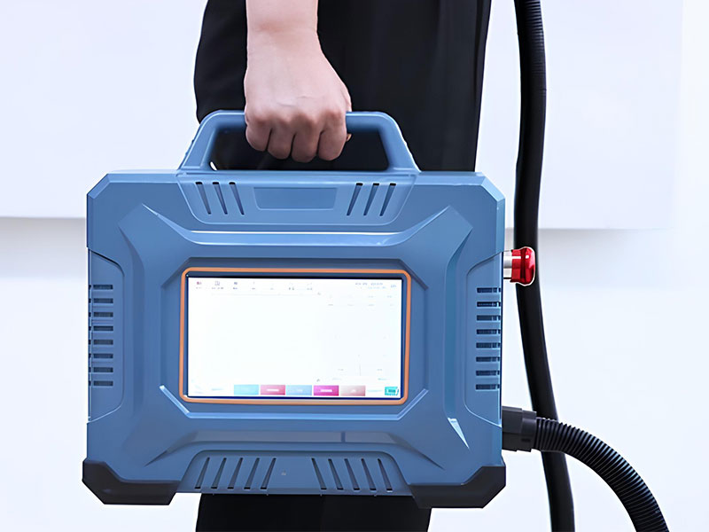 Metal işaretleme için 20W 30W 50W El Taşınabilir Lazer İşaret Makinesi